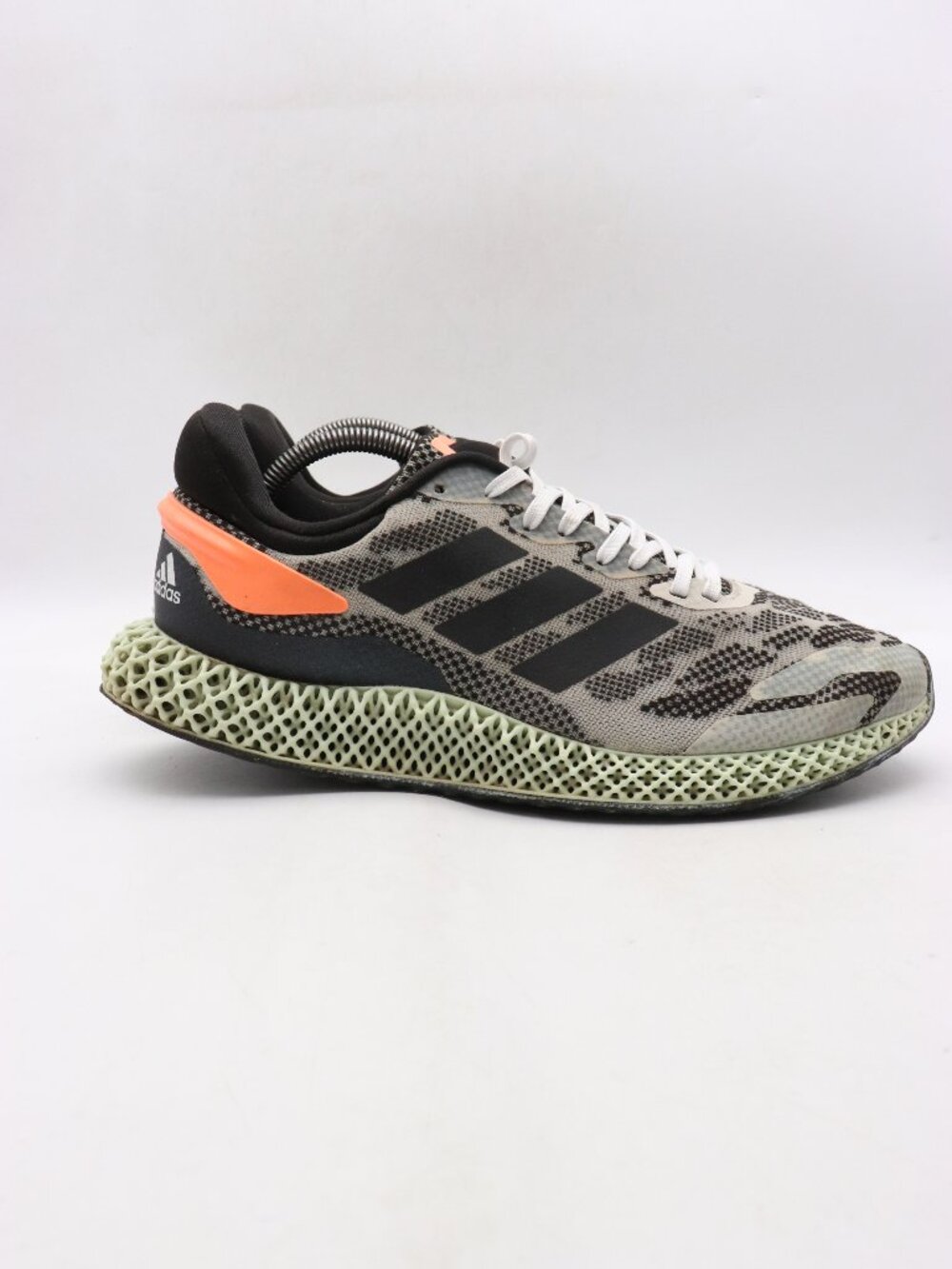 Adidas 4D Run 1.0 Men's Size 10.5 Athletic Shoes White Signal Coral FW1233